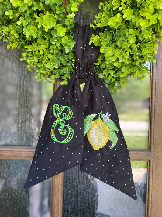 Lemon on Black Sash