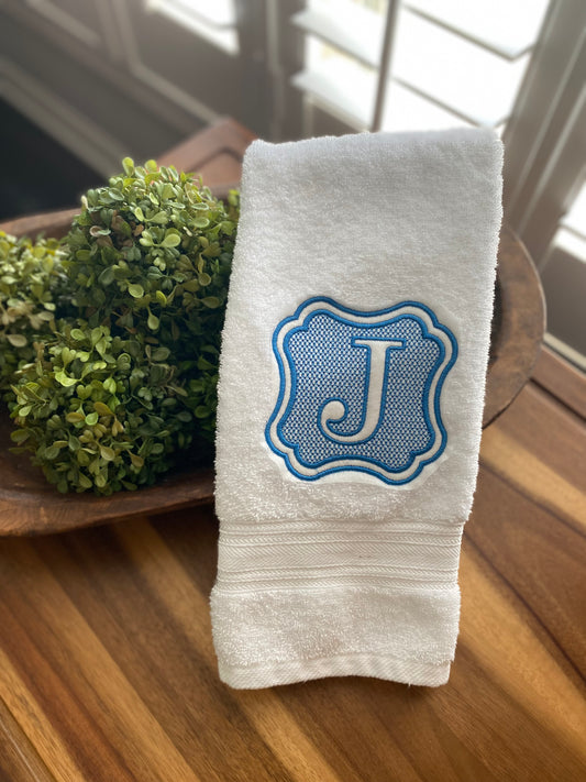 Embroidered Towels - Knockdown Stitch